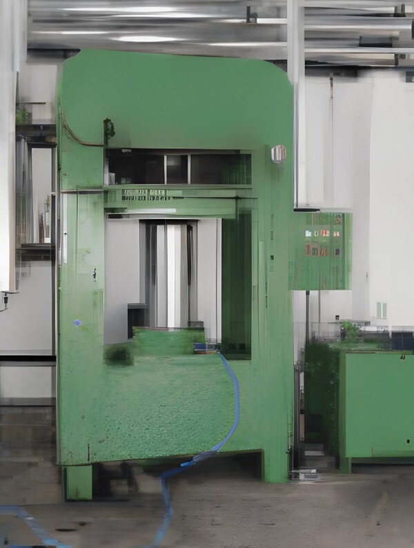 Complete plant of solid forklift tyre