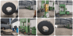 Complete plant of solid forklift tyre