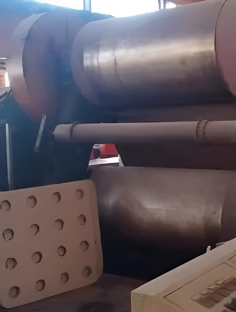 Rubber sheet curing press