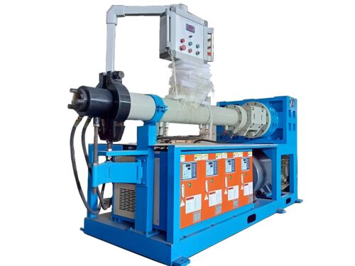 Cold Feed Rubber Extruder Machin