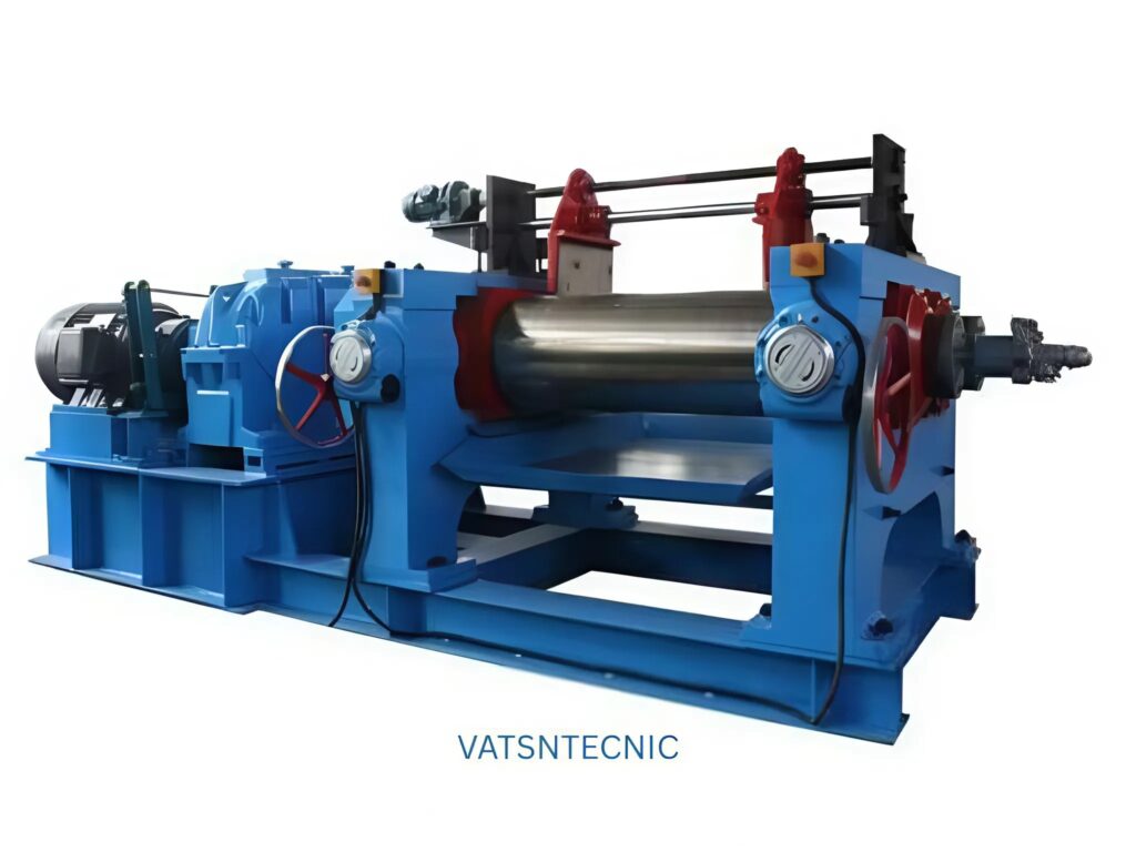 Retrofitted Rubber Mixing Mill