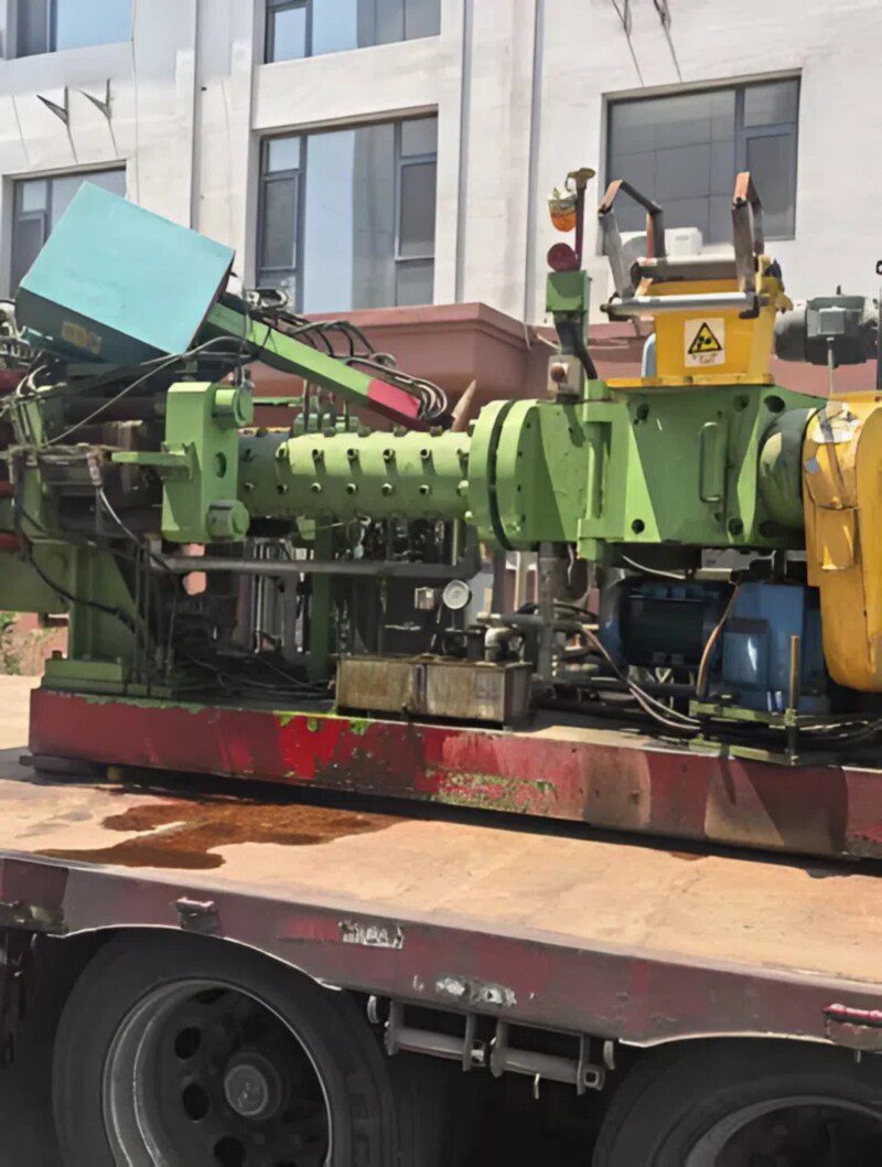 Used 150mm rubber extruder machine with 580mm Head | Vatsn Tecnic