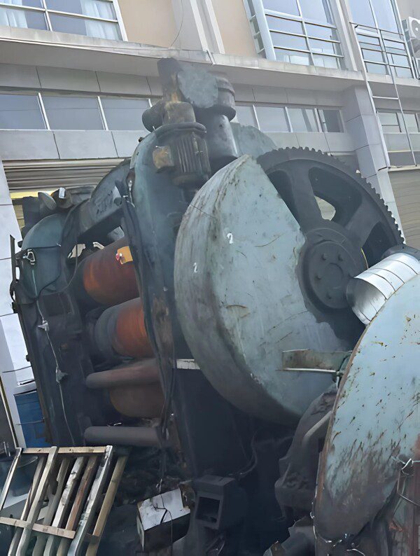 "Refurbished 450x1500 mm rubber roller machine for sheet making"
