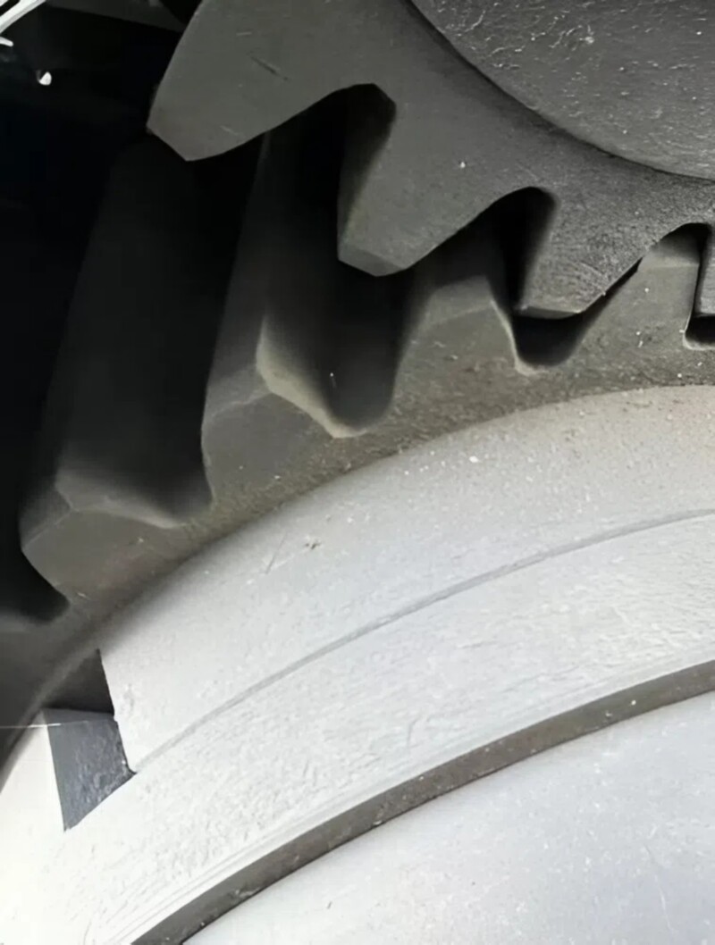 rubber roller machine "Refurbished 450x1500 mm rubber roller machine for sheet making"