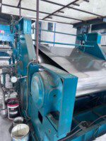 Industrial rubber vulcanizing rotocure machine for sheet manufacturing