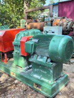 Used twin screw rubber sheeting extruder machine for sale online