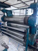 Used 1550mm rubber rotocure machine for sale at best price