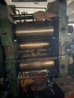Refurbished rubber sheeting extruder twin screw machine