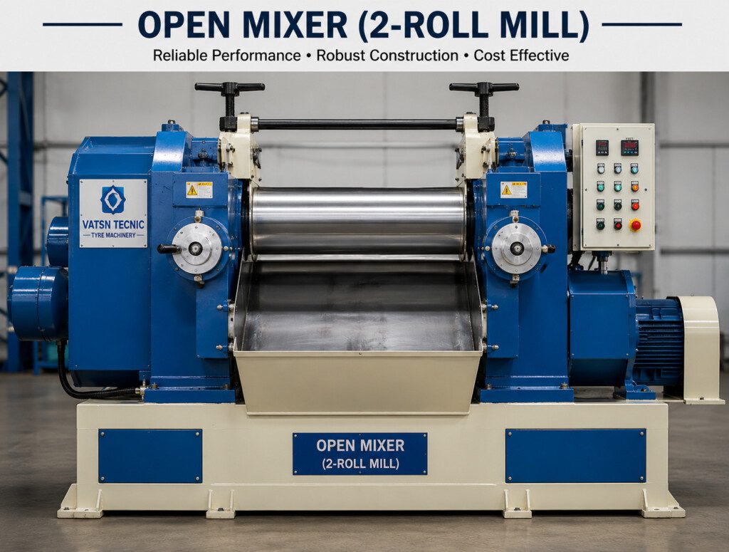 OPEN MIXER (2-ROLL MILL)