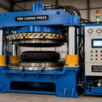Tire curing press