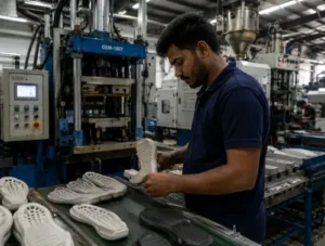footwear factory setup machines