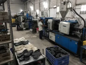 footwear factory setup machines