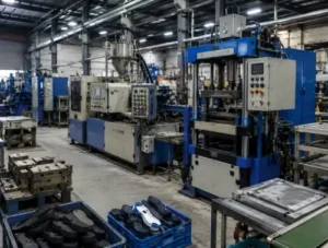 footwear factory setup machines