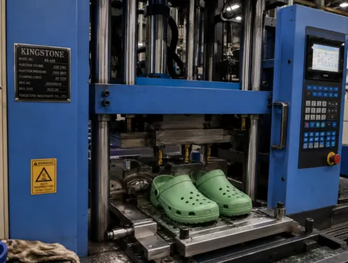 footwear molding machine materials