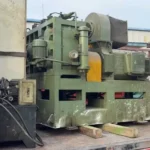 120 mm cold feed rubber extruder loaded for transport