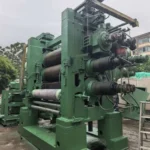 4 roll rubber calendar machine 610 x 2030 mm front view