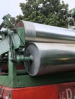 4 roll rubber calendar machine side view