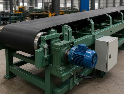 Conveyor Belt Machine Vasco drive and roller details