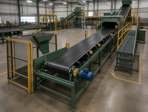 Conveyor Belt Machine Vasco integrated material handling line
