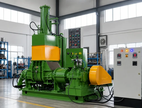 Dispersion Kneader Raipur in a modern rubber-processing workshop