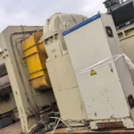 Preowned 3 roll calender machine side drive and gearbox
