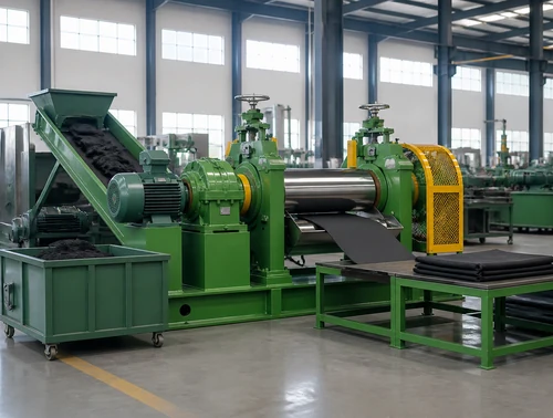 Refiner Mill Vasco rubber reclaim refining line