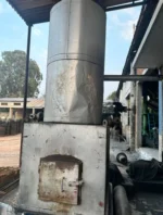 Used thermic fluid heater burner and inspection door