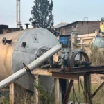 Used 1 ton autoclave and thermic fluid heater 2017 model