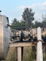 Used autoclave drive assembly and process piping