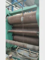 refurbished 400x1400 calendar machine four roll stack