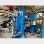 450x1500 four roll calender refurbished machine side view