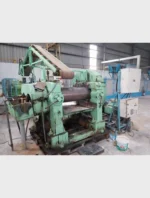 DBS rubber mixing mill used bush type 14 x 36 inch overview