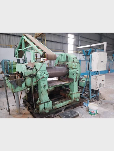 DBS rubber mixing mill used bush type 14 x 36 inch overview