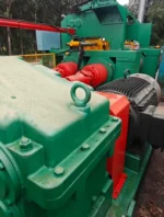 XK550 Rubber Mixing Mill side gearbox view