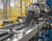 Rubber extruder die and startup cooling line inspection
