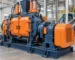 Illustrative rubber dispersion kneader overview for rotor and chamber inspection