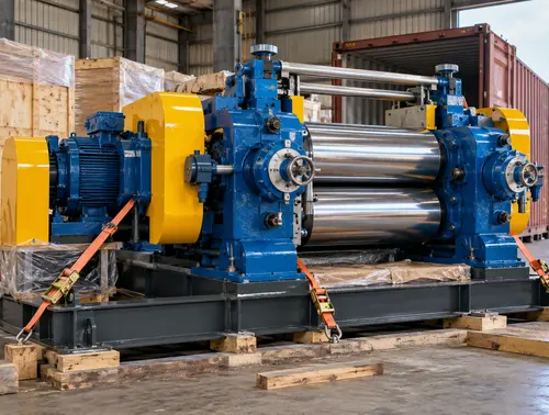 Rubber mixing mill secured for export from Kochi